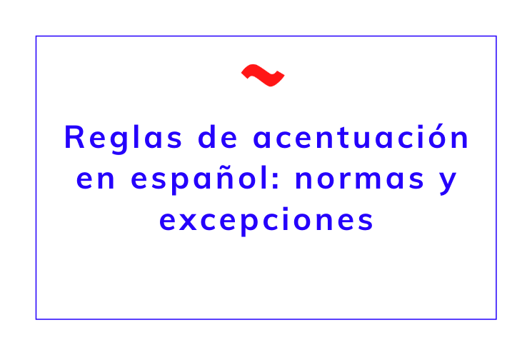 acentuación