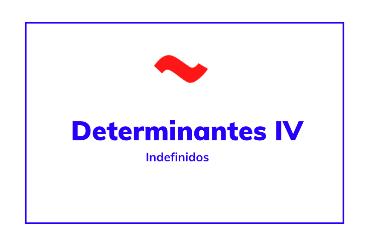 determinantes indefinidos