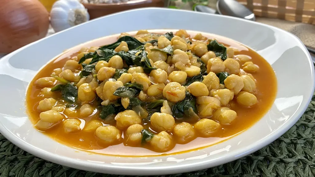 garbanzos bacalao