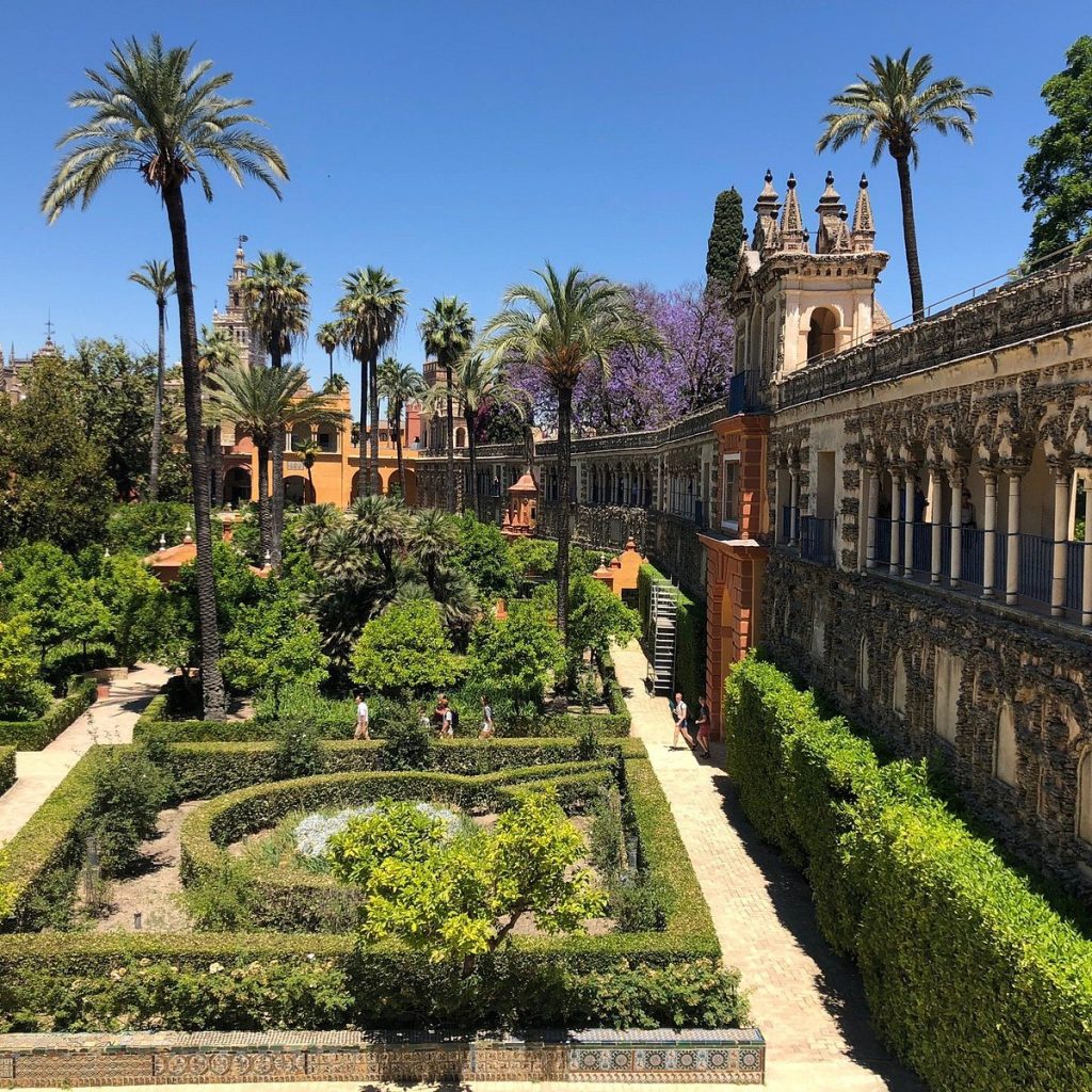 jardines real alcázar sevilla